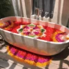 Flower Bathtub by Bali Floating Kitchen